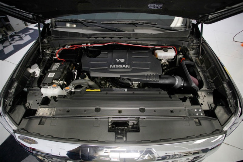 K&N 2017 - 2024 Nissan Titan V8 - 5.6L F/I Aircharger: Unleash Your Engine's Potential!