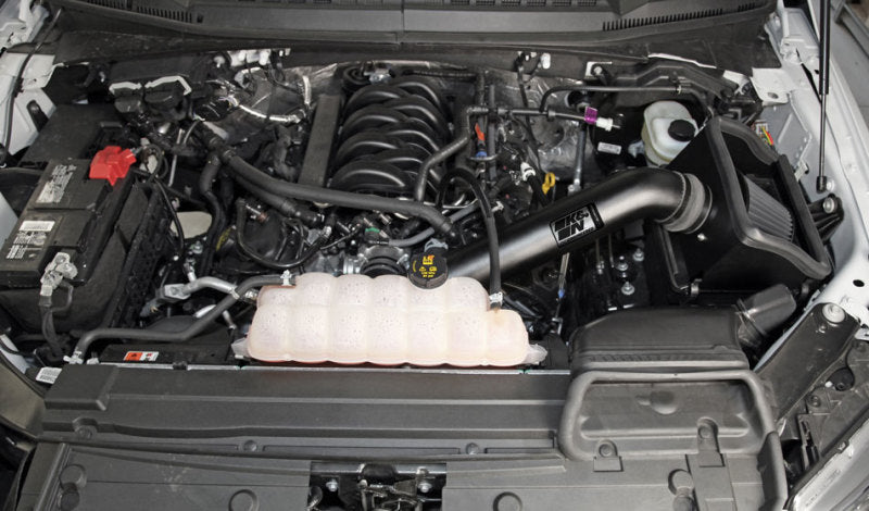 K&N 2015-2020 Ford F-150 5.0L V8 Blackhawk Performance Air Intake Kit - Unleash Your Engine's Potential!