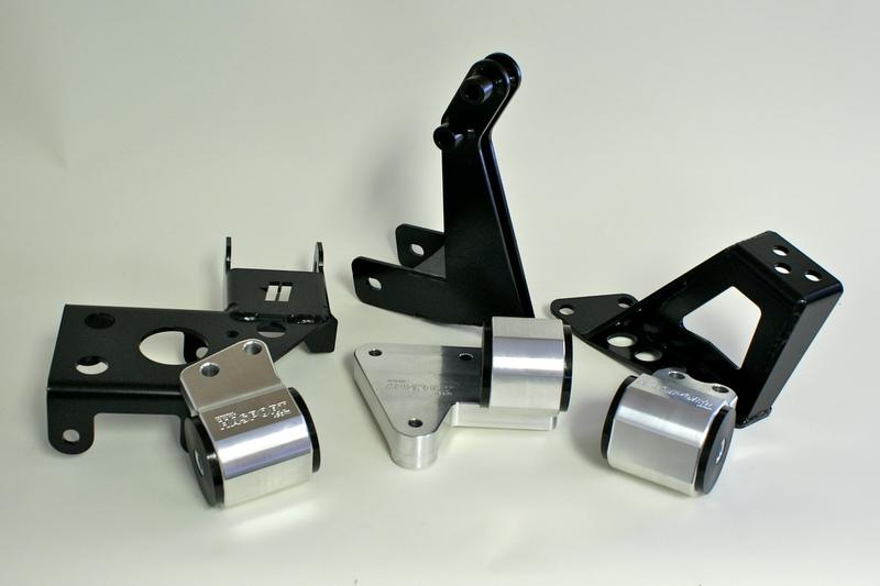 Hasport's Premium Engine Mount Kit for K-Series Engine Swap in 92 - 95 Civic, 94 - 97 Del Sol & 94 - 01 Integra