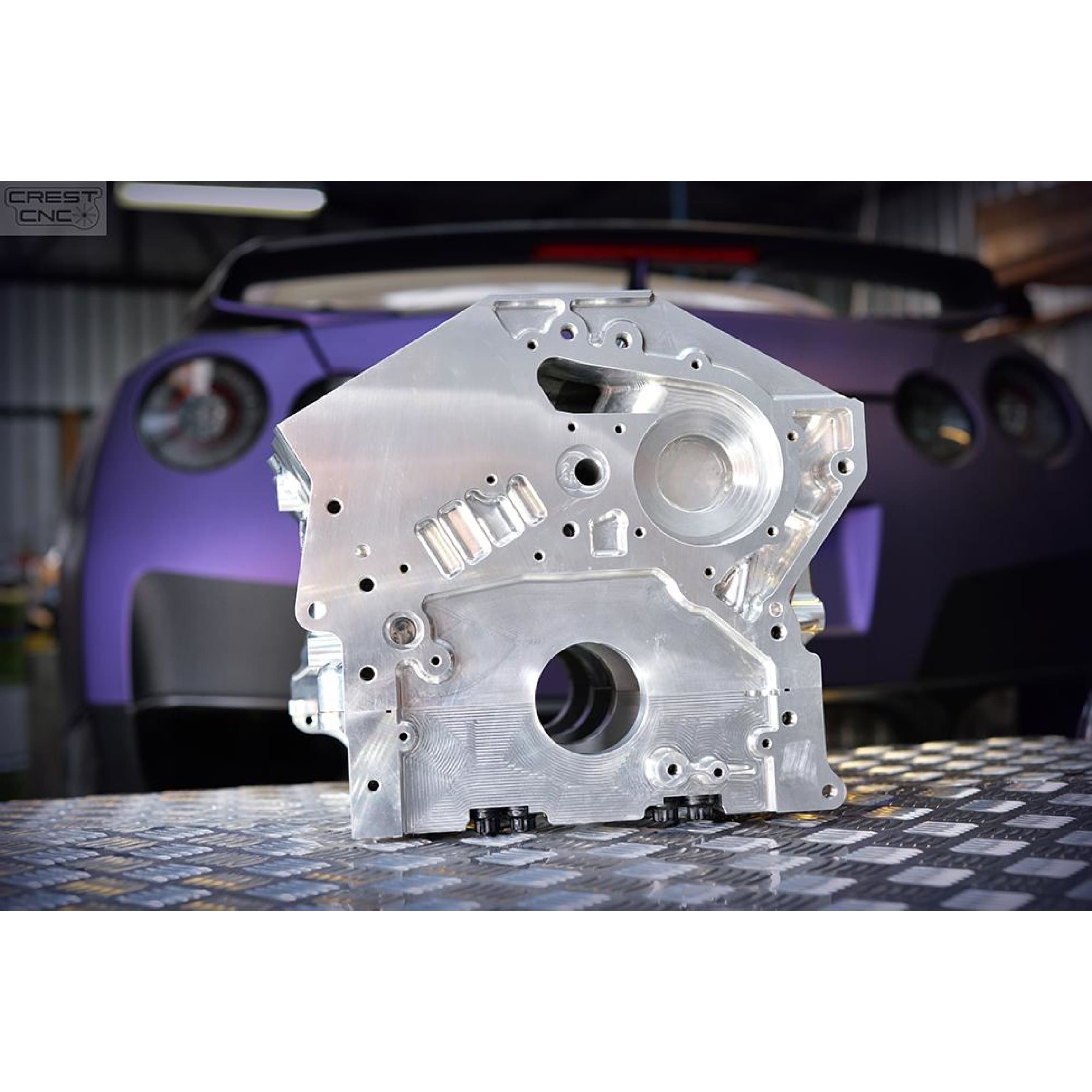Stunning GT-R Crest CNC Billet Block - A Must-Have!