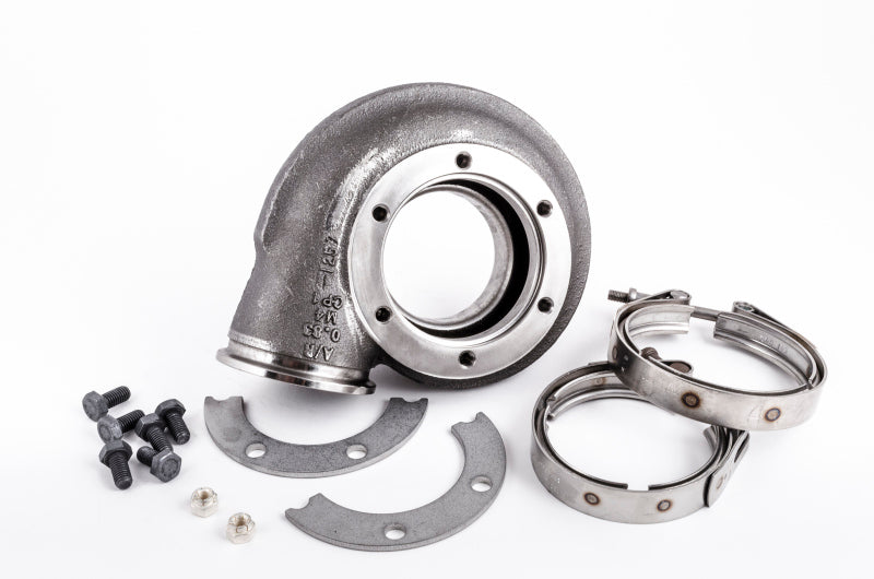 Garrett GT35R Turbine Hsg Kit: High - Performance V - Band with 0.83 A/R Ni - Resist!