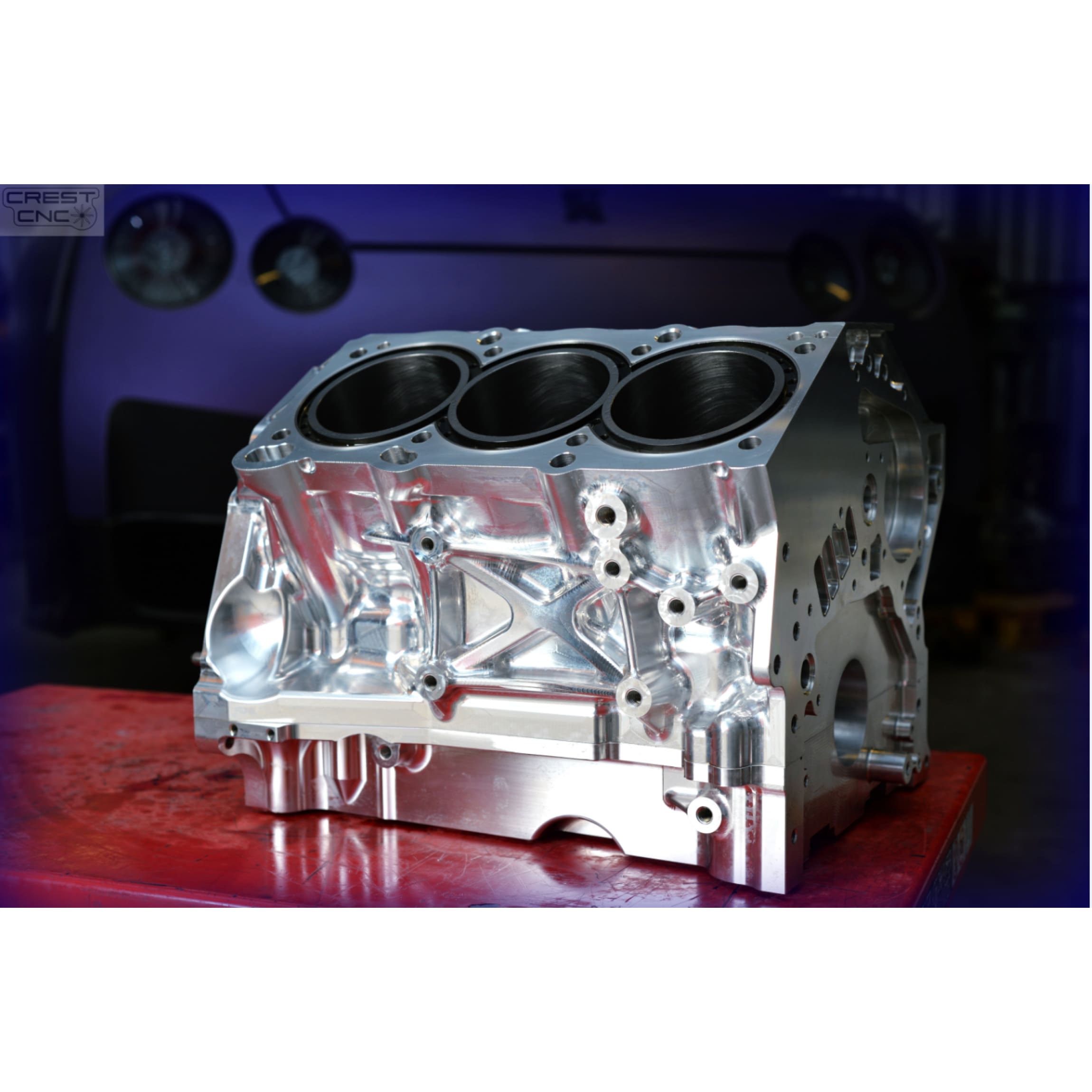Stunning GT-R Crest CNC Billet Block - A Must-Have!