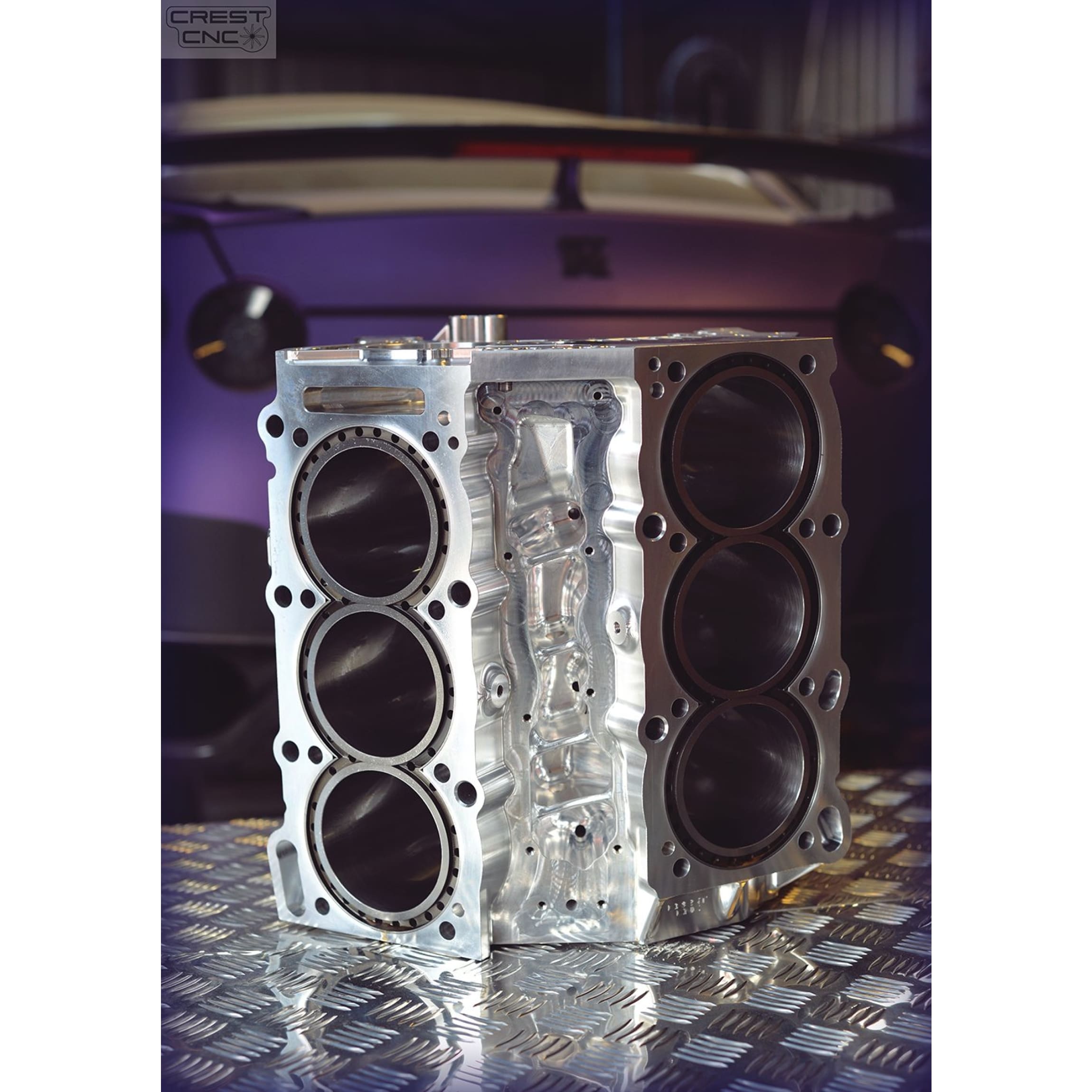 Stunning GT-R Crest CNC Billet Block - A Must-Have!
