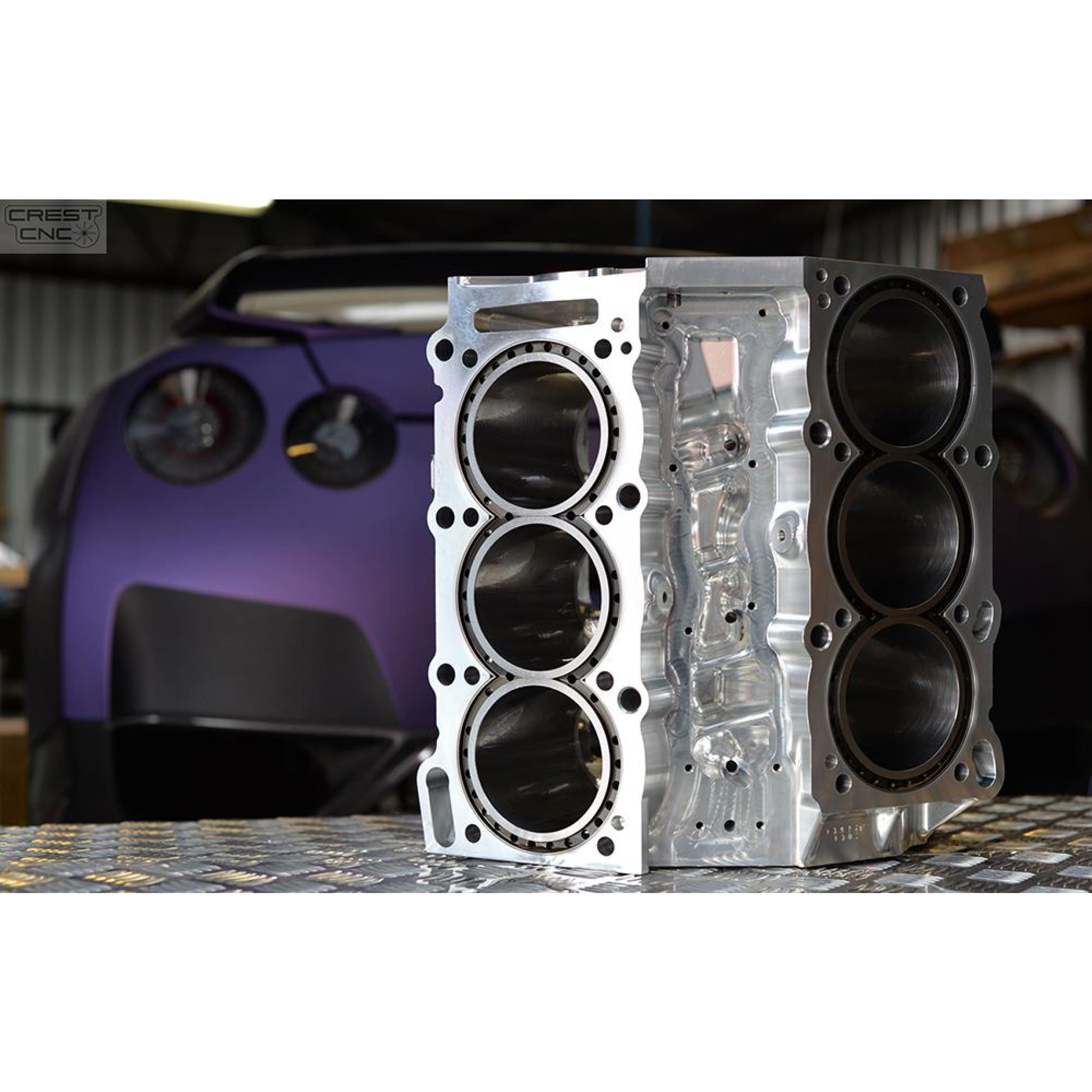 Stunning GT-R Crest CNC Billet Block - A Must-Have!
