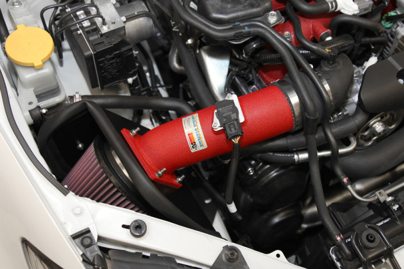 K&N Red Typhoon Short Ram Intake for 2008 - 2014 Subaru Impreza WRX/STI 2.5L