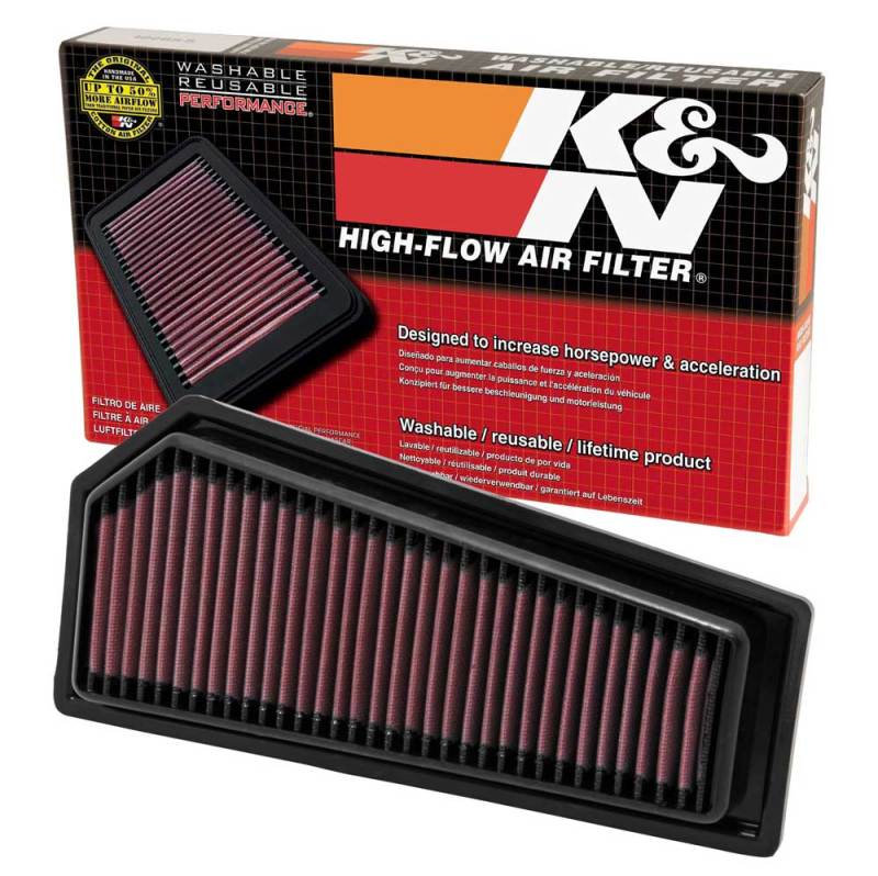 K&N High-Performance Drop-In Air Filter for 2009 - 2010 Mercedes Benz E250CGI 1.8L - L4