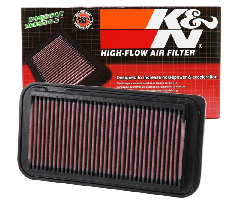 K&N High-Performance Drop-In Air Filter for Multiple Toyota, Pontiac, Scion & Lotus Models