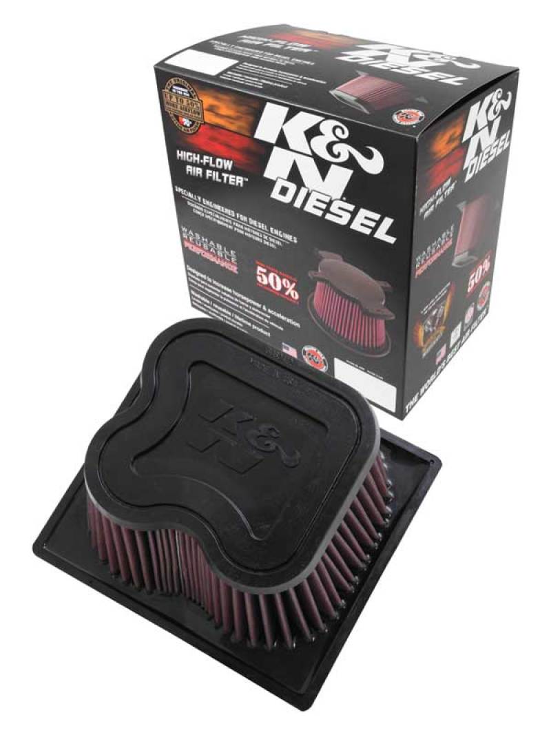 Rev Up Your Dodge! K&N Replacement Air Filter for 2010 - 2012 Ram 2500/3500/4500/5500 6.7L L6 Diesel