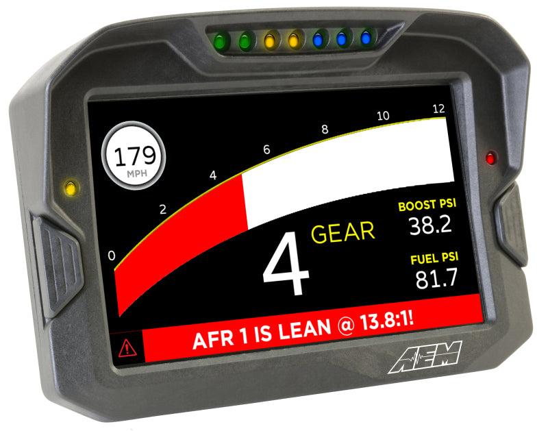 AEM CD-7 Carbon Fiber Digital Display: The Ultimate Non-Logging Race Dash with CAN Input