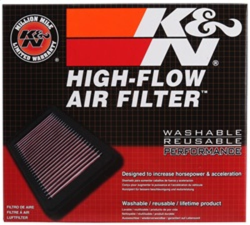 K&N High-Performance Drop-In Air Filter for 2008 - 2015 Honda Accord & Crosstour