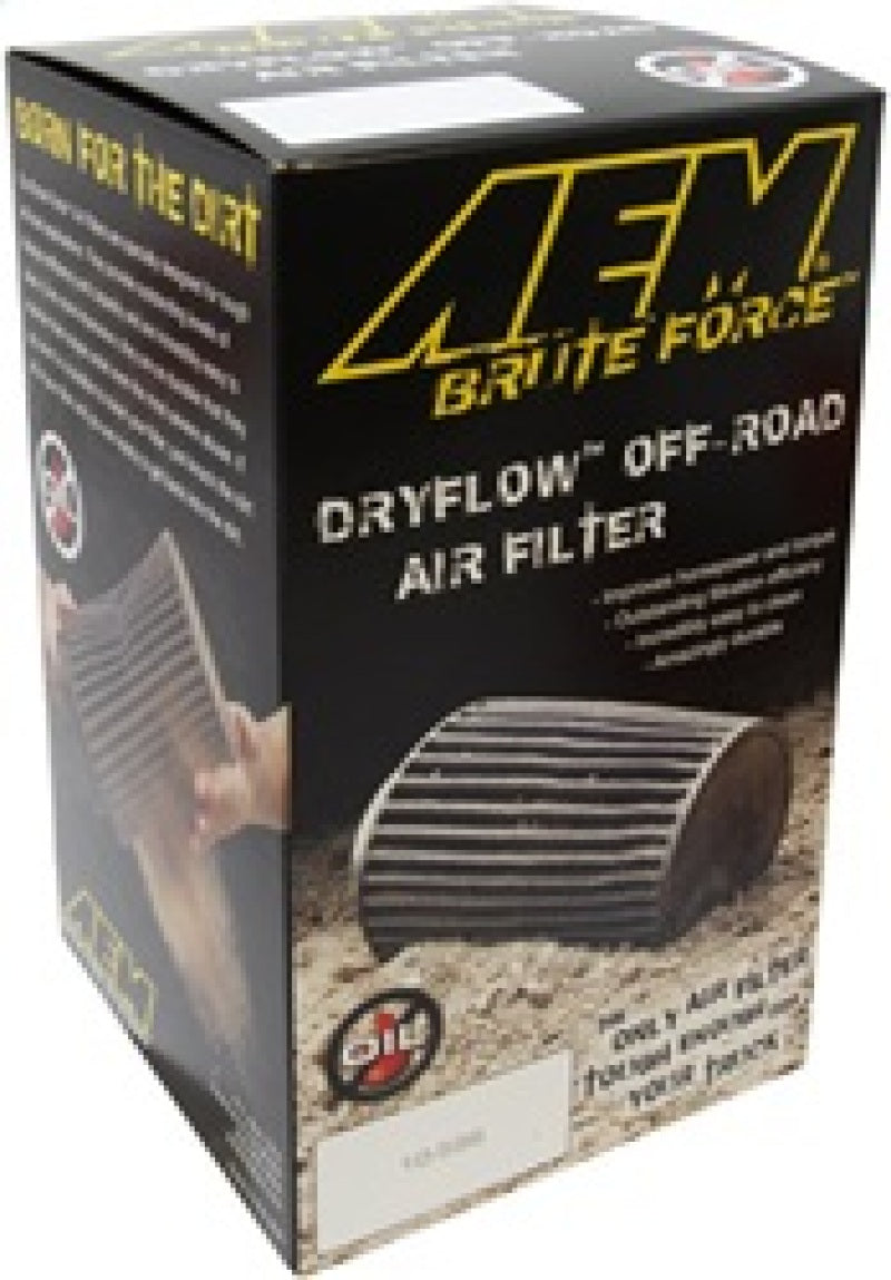AEM Dryflow 4in. X 9in. Round Tapered Air Filter - The Ultimate Off - Road Solution