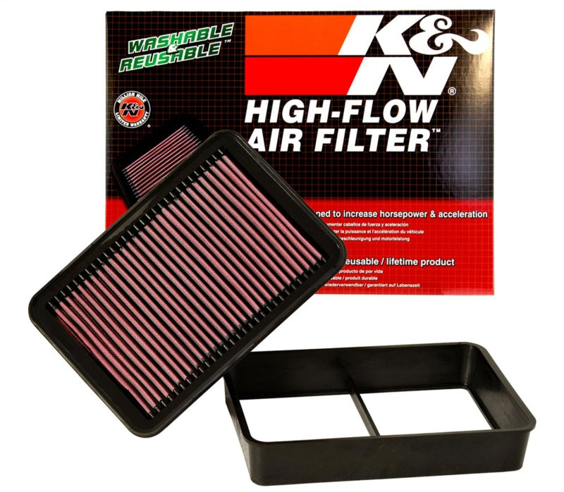 K&N High-Performance Drop-In Air Filter for 2008 - 2015 Mitsubishi Lancer & Outlander