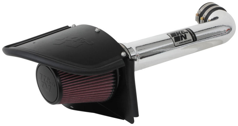 K&N High-Performance Cold Air Intake Kit for 2012 - 2018 Jeep Wrangler V6 - 3.6L (CARB Approved 2012 - 2015)
