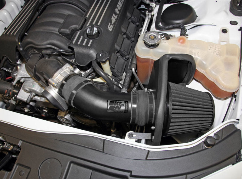 K&N Black Performance Intake Kit for Dodge Challenger & Charger, Chrysler 300 V8 - Unleash Your Engine's Power!
