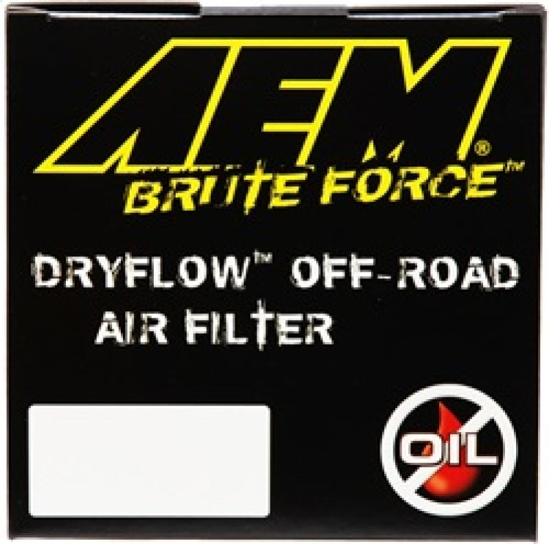 AEM Dryflow 3.5in. X 7in. Round Tapered Air Filter - Ideal for Off - Road Adventures!