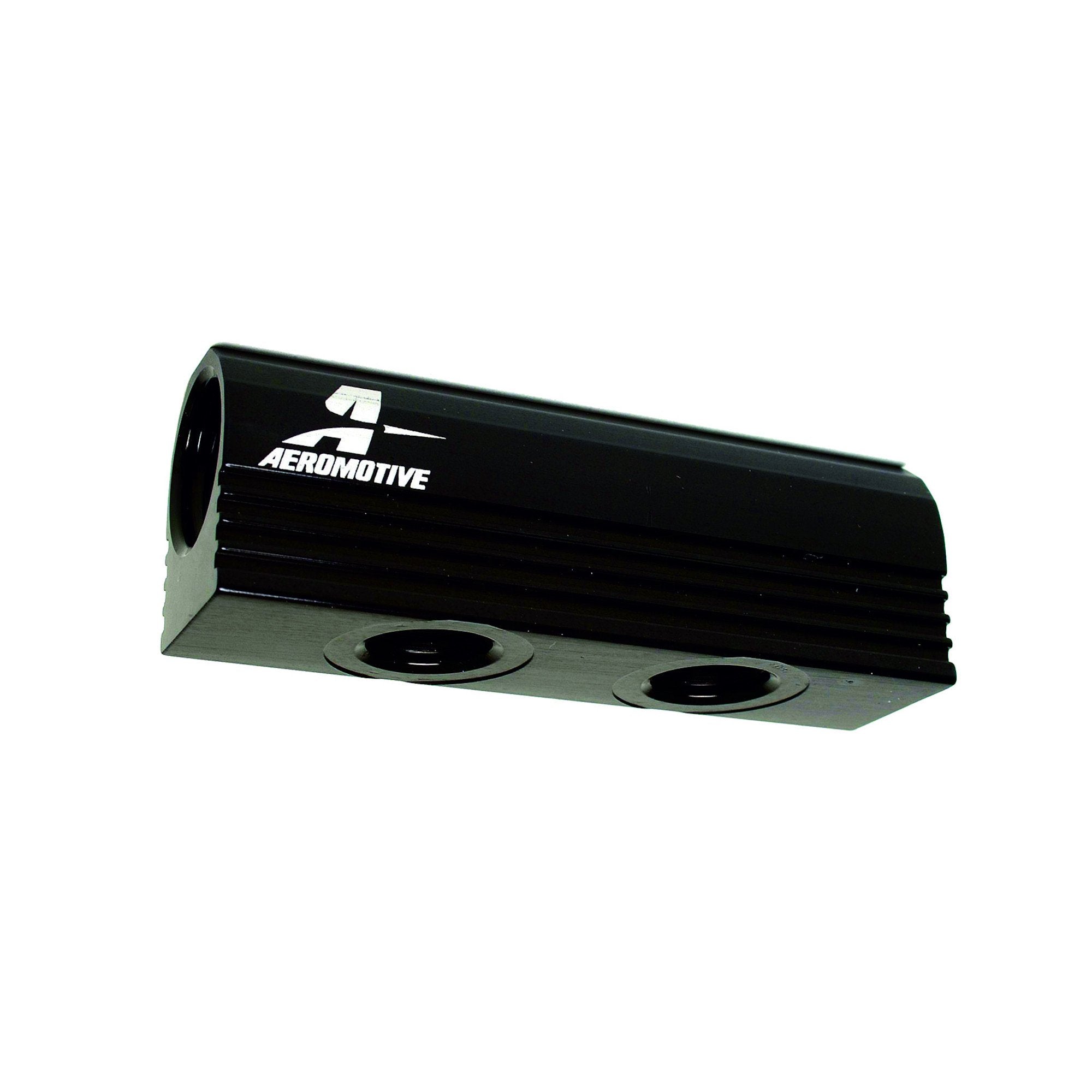 Aeromotive Fuel Distribution Log (4-Ports) - Two -8 AN & Two -6 AN Ports! Ideal for High - Performance Fuel Systems
