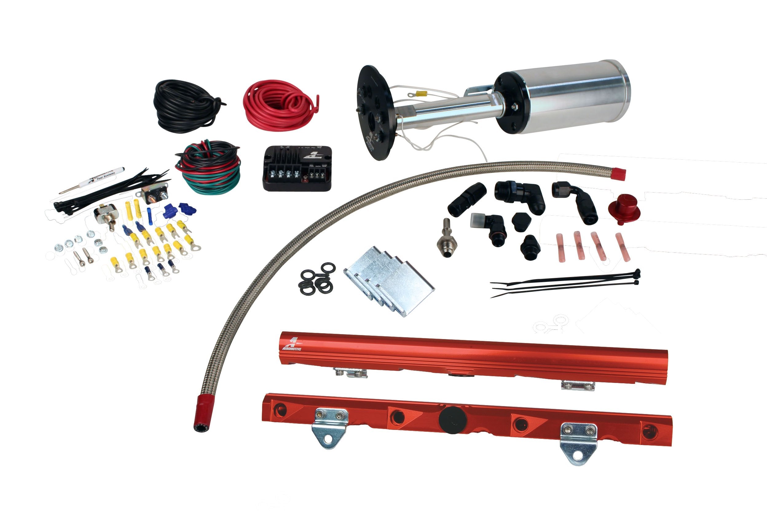 Aeromotive Eliminator System for C6 Corvette - LS-7 Rails & PSC Fittings