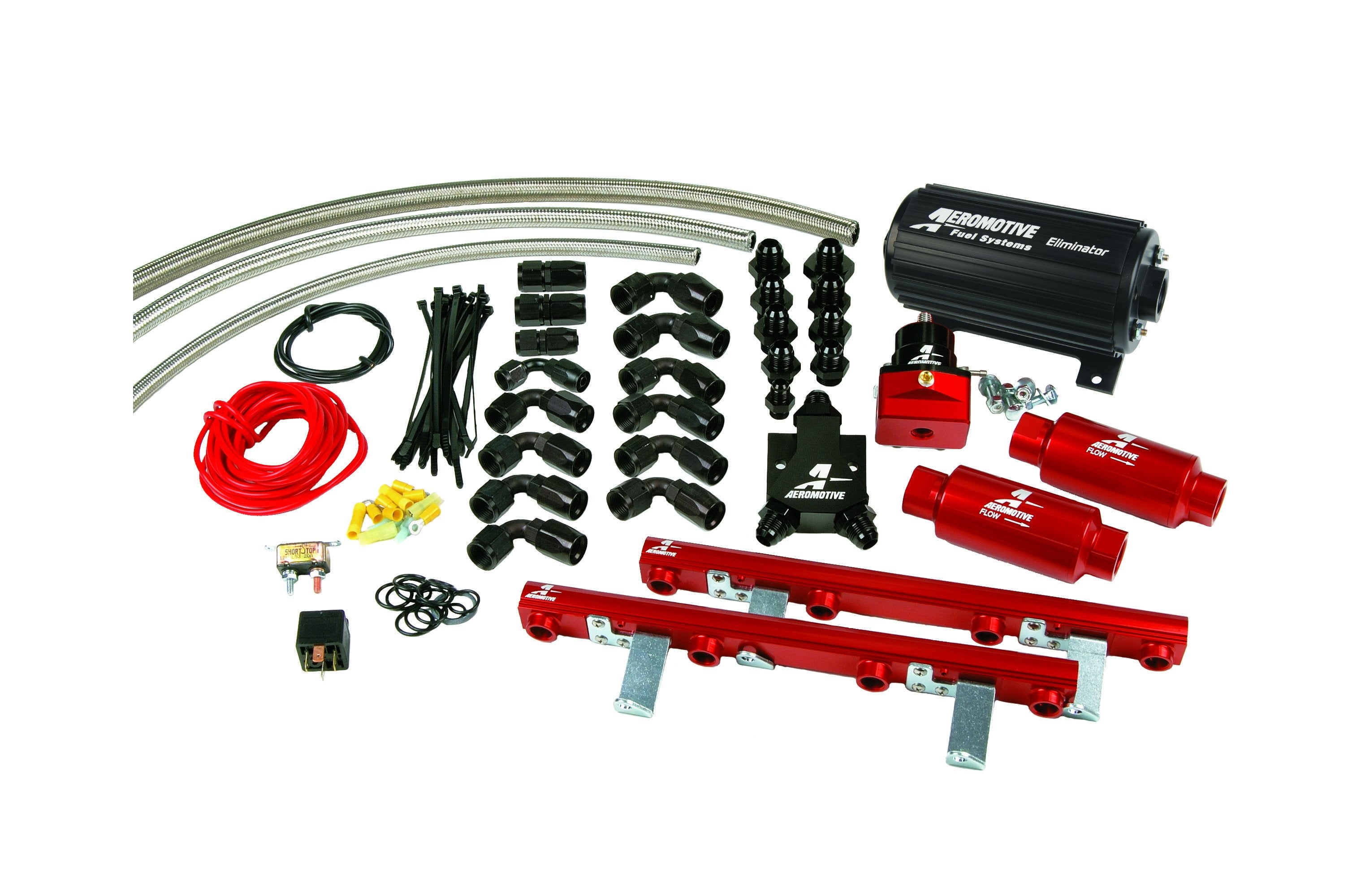 Aeromotive 1996 - 1998.5 Ford DOHC 4.6L Eliminator Fuel System: Get More Power! (Eliminator Pump Included, Fuel Tank Not Included, Return Style System)