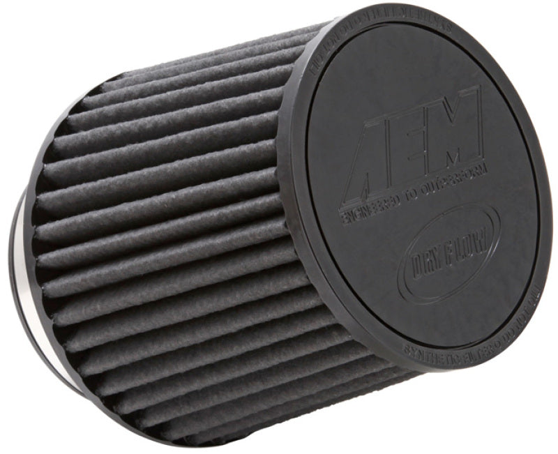 AEM Brute Force Dryflow Conical Air Filter - 6in Base OD, 5.125in Top OD, 5.25in Height