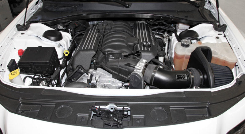K&N Black Performance Intake Kit for Dodge Challenger & Charger, Chrysler 300 V8 - Unleash Your Engine's Power!