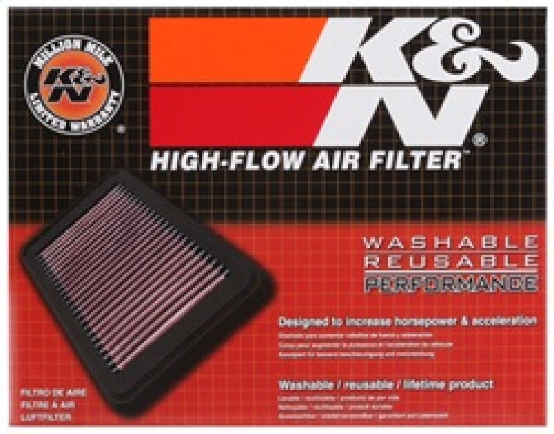 K&N High-Performance Drop-In Air Filter for 2008 Nissan Sentra 2.5L and Multiple INFINITI/Nissan Models