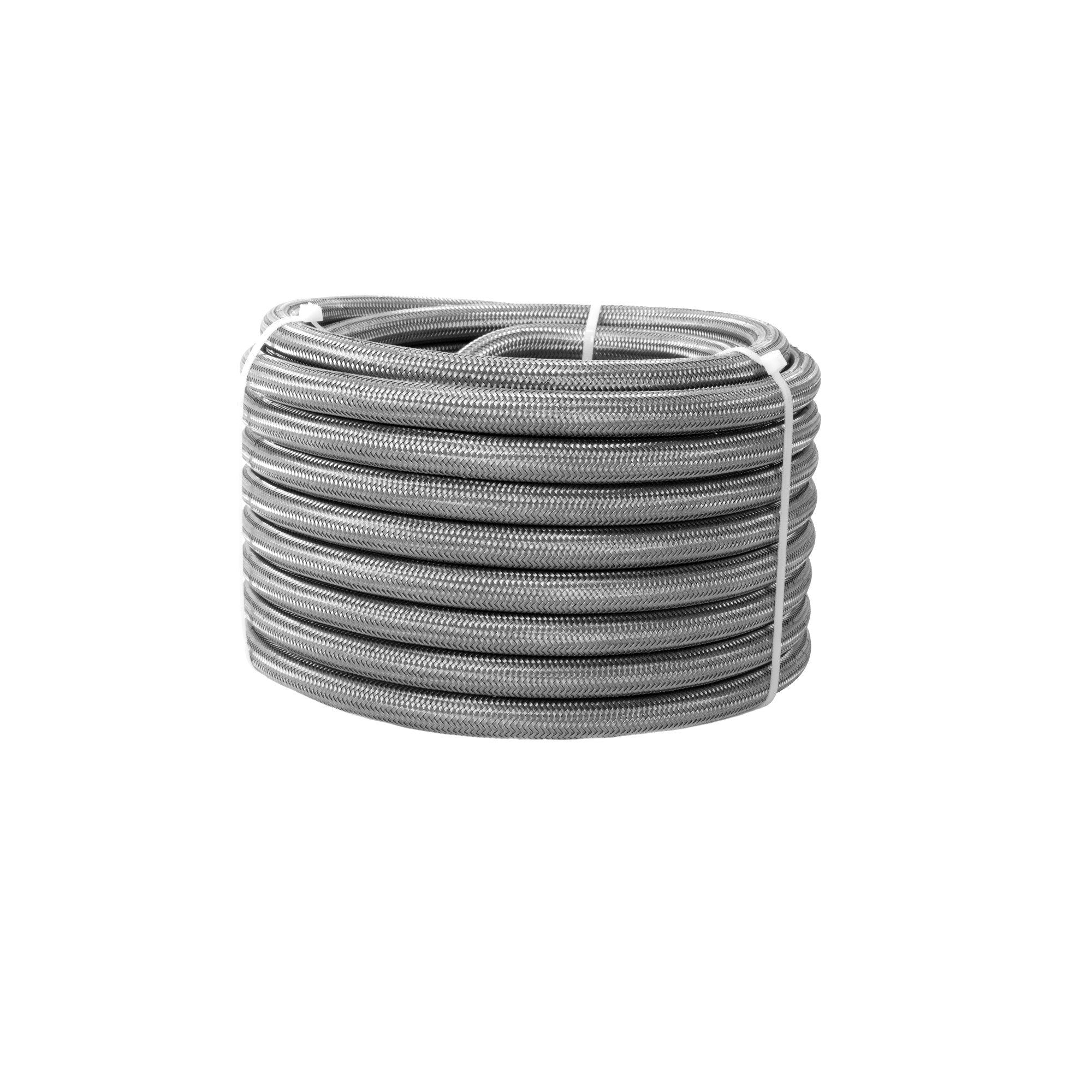 Aeromotive Fuel Hose: PTFE with Stainless Steel Braiding, AN-10, 20-Foot Length - Get Yours Now!