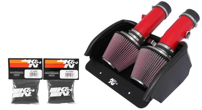 K&N 08 Dodge Viper 8.4L-V10 Red Typhoon Short Ram Intake - Boost Your Ride!