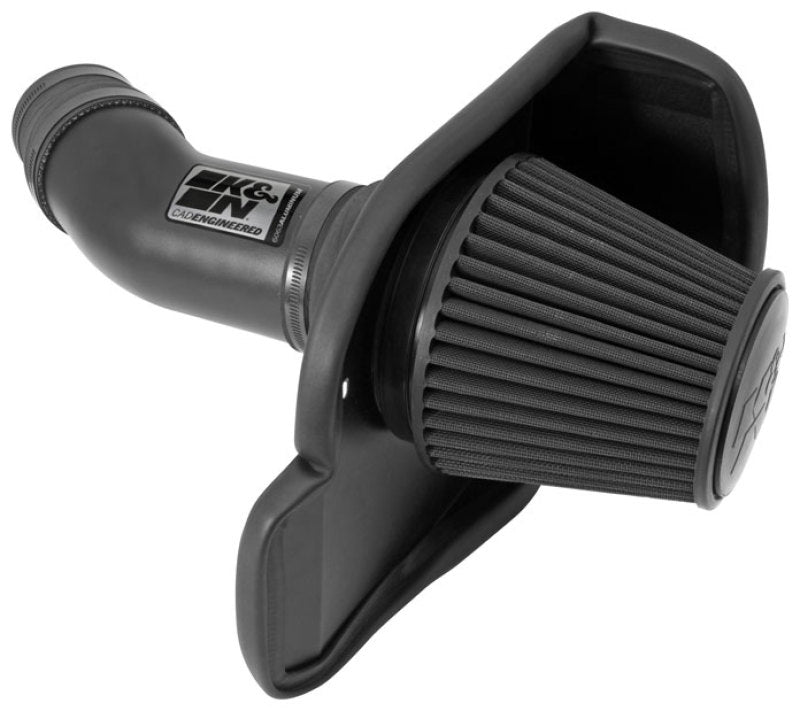 K&N Black Performance Intake Kit for Dodge Challenger & Charger, Chrysler 300 V8 - Unleash Your Engine's Power!