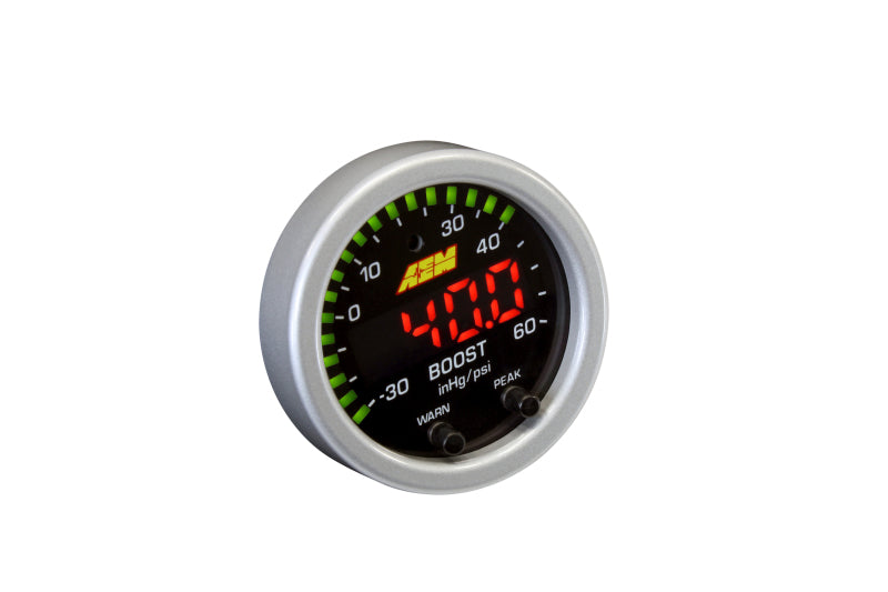AEM X-Series Boost Pressure -30inHg 60psi Gauge Kit: Unleash Your Engine's Potential!