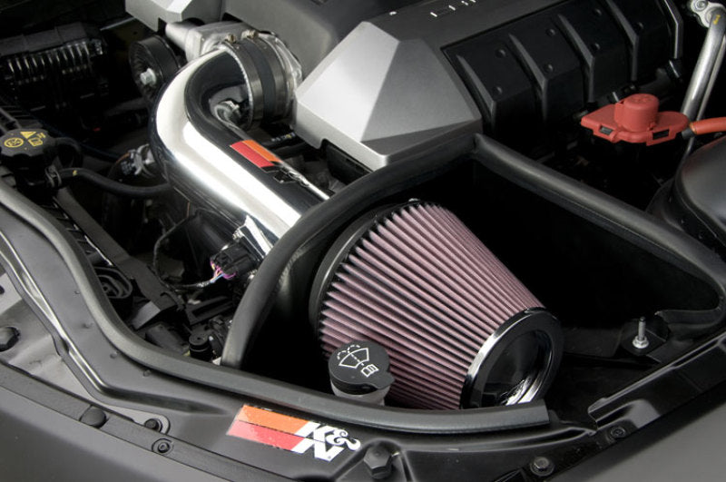 K&N 10 Camaro 6.2L V8 Polished Typhoon Short Ram Intake - Unleash Your Car's Potential!