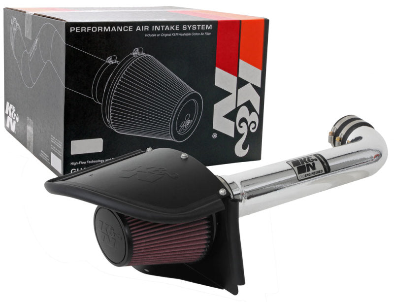 K&N High-Performance Cold Air Intake Kit for 2012 - 2018 Jeep Wrangler V6 - 3.6L (CARB Approved 2012 - 2015)