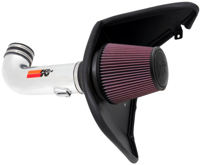 K&N 10 Camaro 6.2L V8 Polished Typhoon Short Ram Intake - Unleash Your Car's Potential!
