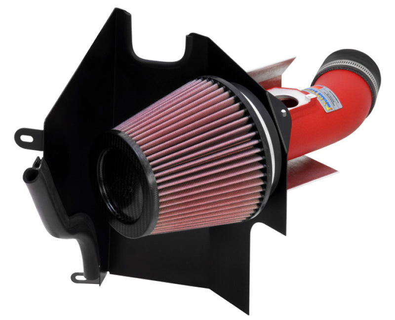 K&N 02 - 07 WRX/STi Wrinkle Red Typhoon Short Ram Intake: Unleash Your Engine's Potential