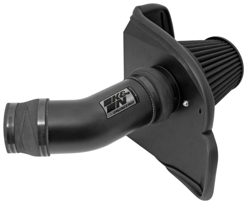 K&N Black Performance Intake Kit for Dodge Challenger & Charger, Chrysler 300 V8 - Unleash Your Engine's Power!
