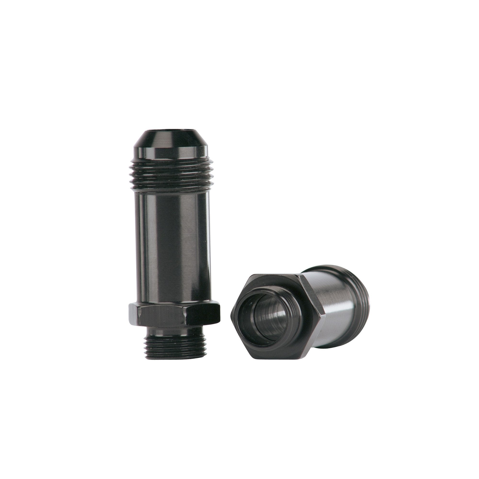 Aeromotive Demon Carb: AN-08 to 9/16’’ x 24 Thread Extended Float Bowl Fitting - Upgrade Your Carburetor Now!