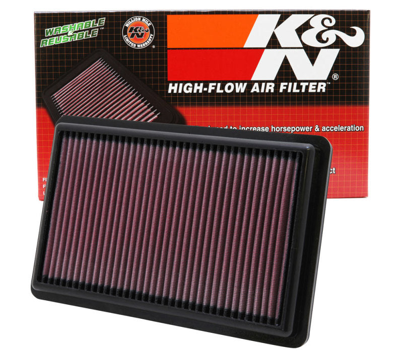 K&N High-Performance Drop-In Air Filter for 2010 - 2014 Acura MDX/ZDX 3.7L
