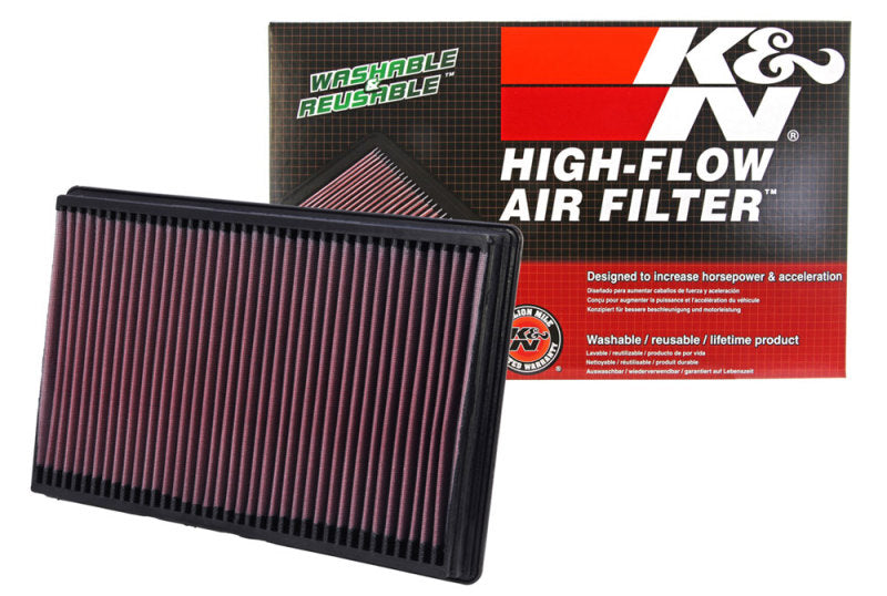 K&N High-Performance Drop-In Air Filter for 2002 - 2025 Dodge Ram 1500/2500/3500 3.7/4.7/5.7L