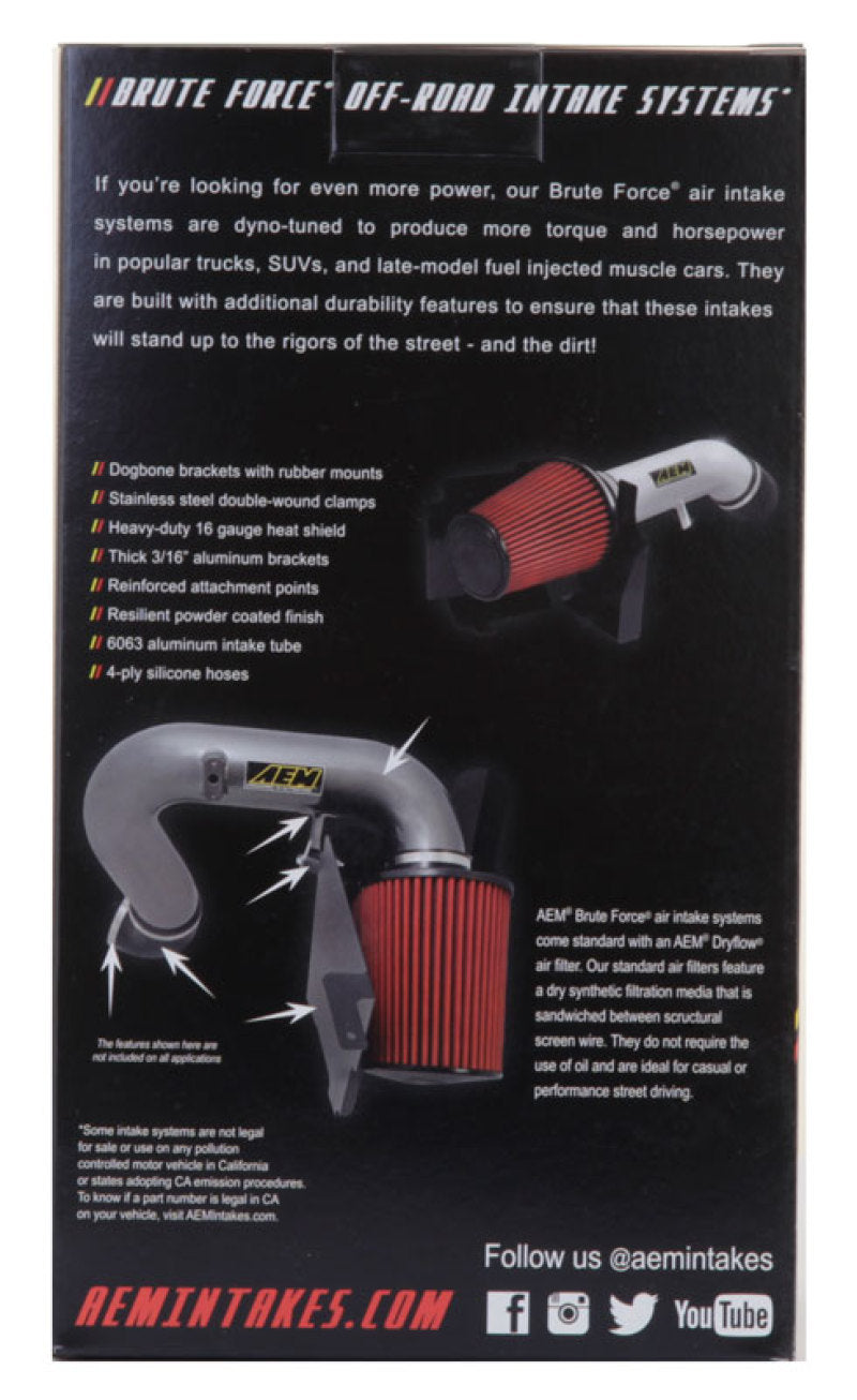 AEM Dryflow 3.5in. X 7in. Round Tapered Air Filter - Ideal for Off - Road Adventures!
