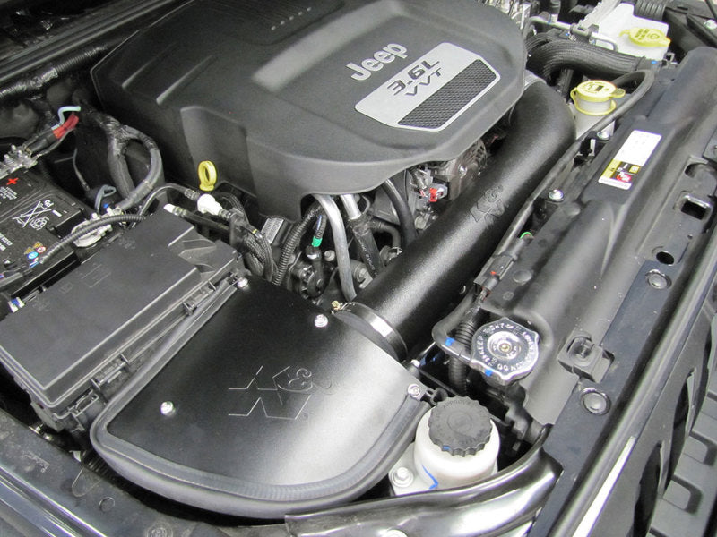 K&N Performance Intake Kit: Unleash Your 2012 - 2018 Jeep Wrangler V6 3.6L's Power!