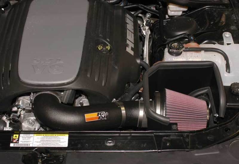 K&N Aircharger Performance Intake: Boost Your 2011 - 2023 Dodge Charger, Challenger & Chrysler 300C V8 - 5.7L!
