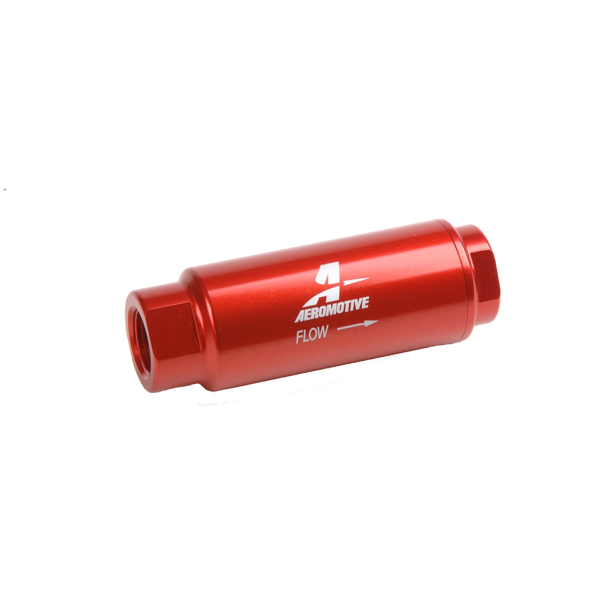 Aeromotive SS Series In-Line Fuel Filter - 40-m Fabric Element, 3/8