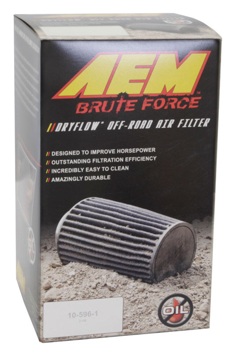 AEM Dryflow 3.5in. X 7in. Round Tapered Air Filter - Ideal for Off - Road Adventures!