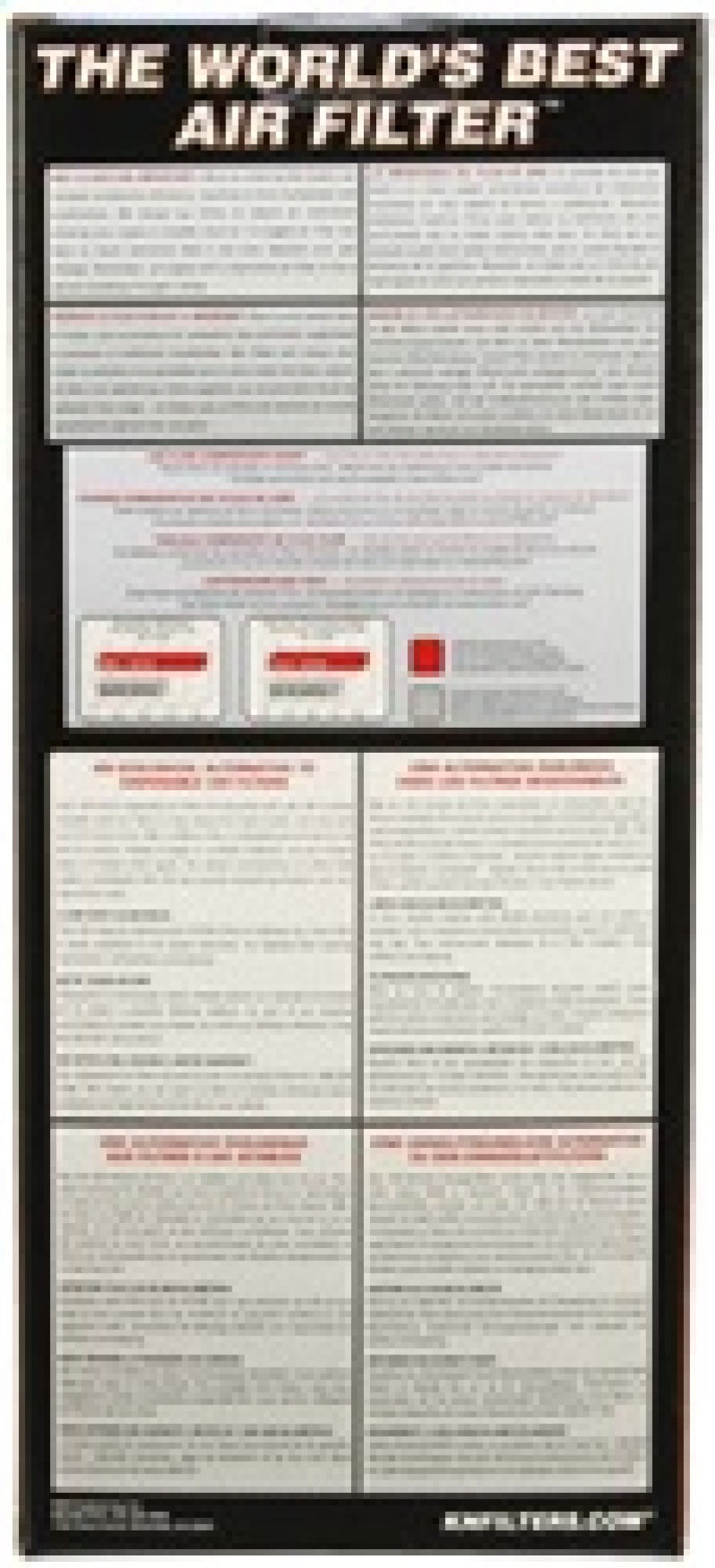 K&N High-Performance Drop-In Air Filter for 2006 - 2013 Chevrolet Corvette Models