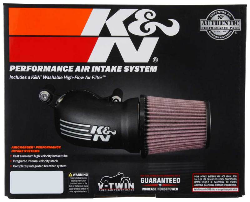 K&N High-Performance Air Intake System for 2008 - 2017 Harley Davidson Touring Models