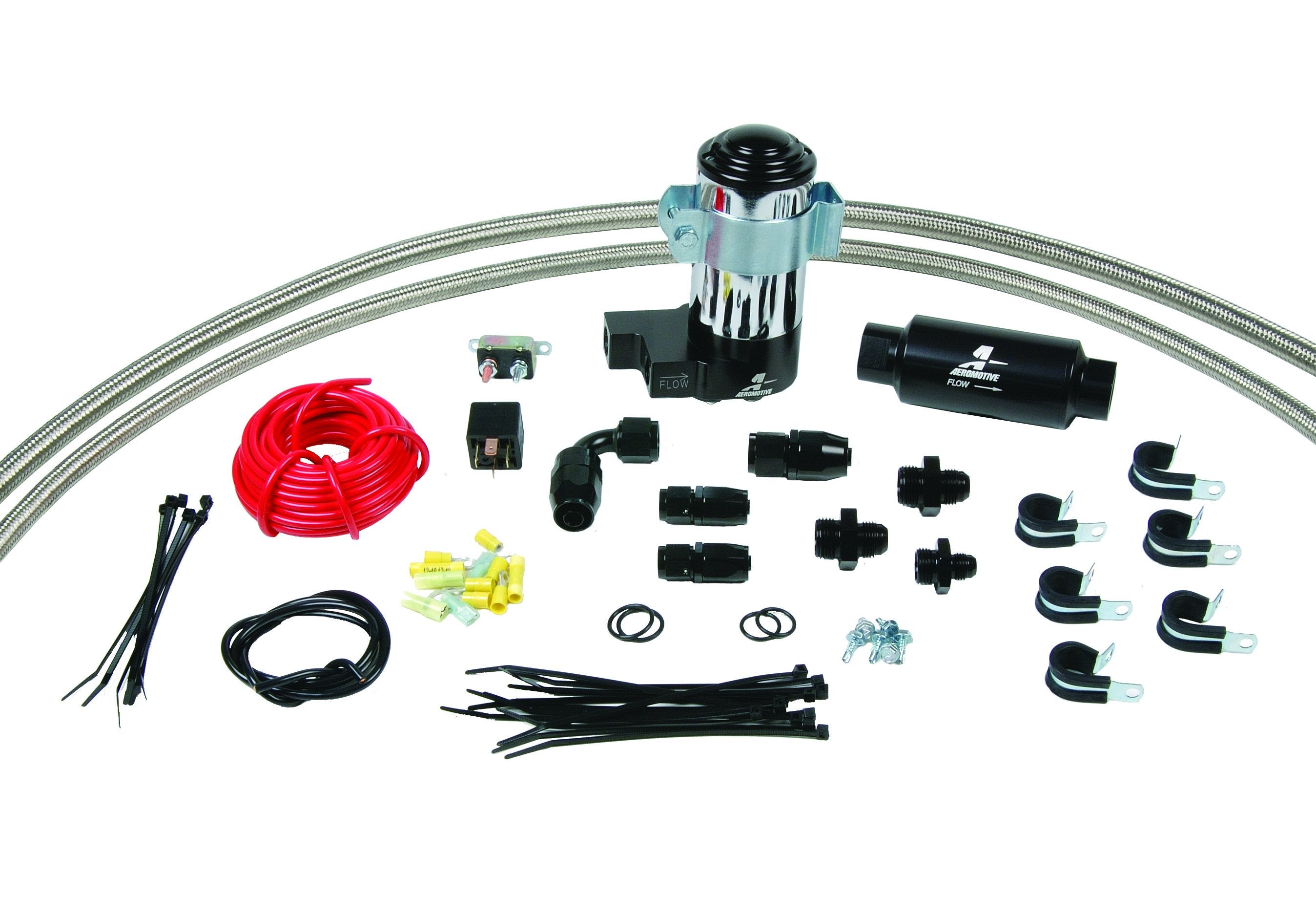Aeromotive HO Series Complete Fuel System - The Ultimate Solution! (Includes 11219 pump, filters, lines, fittings etc.)
