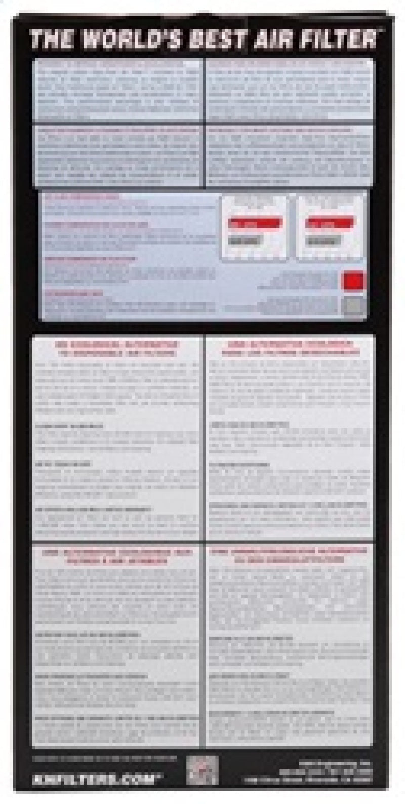 K&N High-Performance Drop-In Air Filter for 05 WRX, 99 - 06 Impreza, and 99 - 04 Legacy