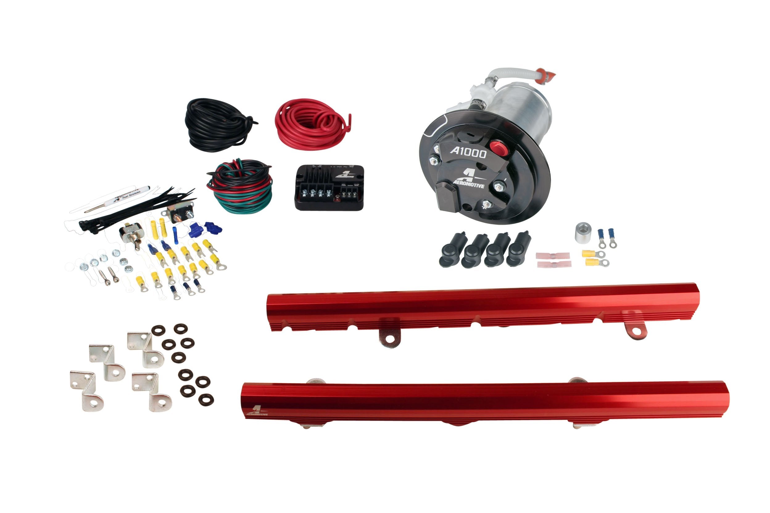 Aeromotive Fuel System for 10 - 11 Camaro: A1000 with LS3 Rails & PSC Fittings