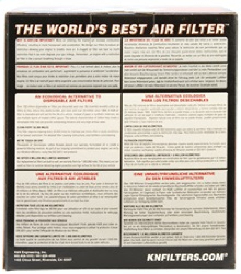 K&N High-Performance Replacement Air Filter for 2012 - 2018 Audi A6 Models