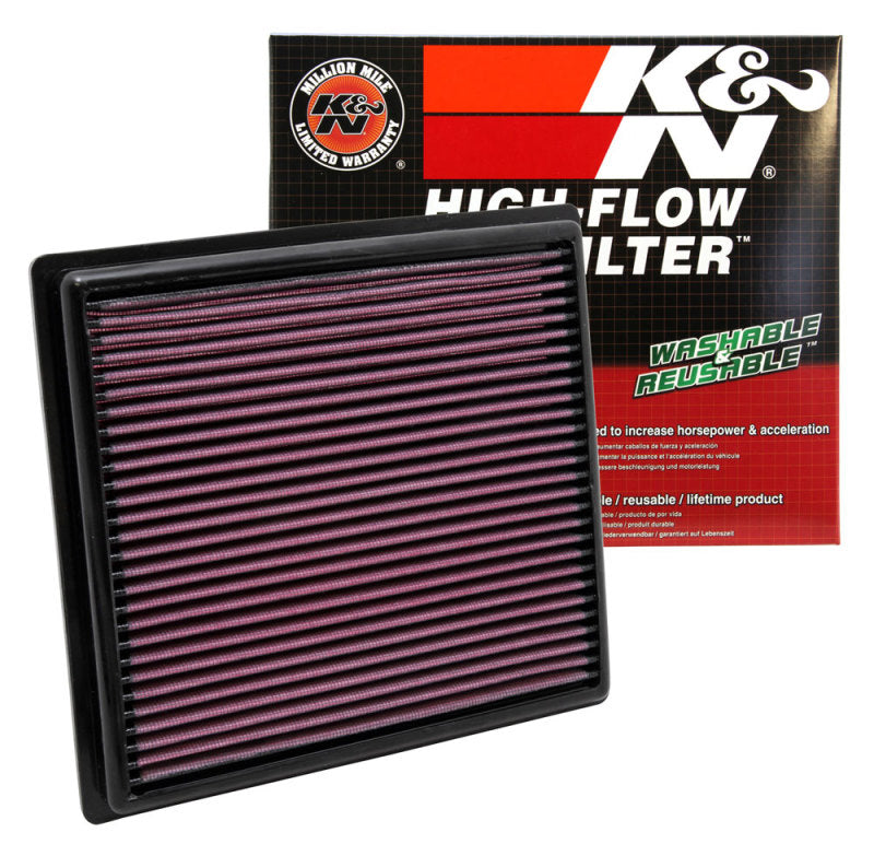 K&N High-Performance Drop-In Air Filter for Multiple Lexus and Toyota Models