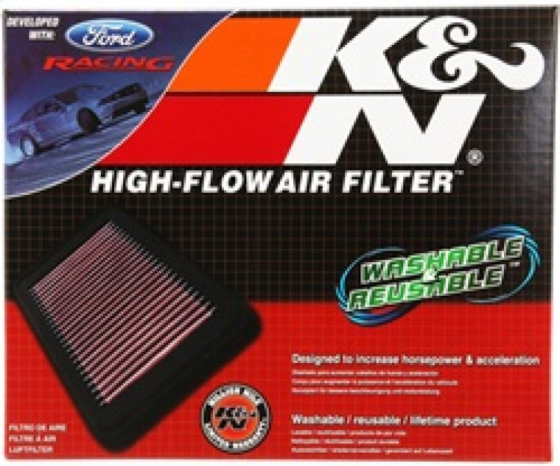 K&N 10 Ford Mustang GT 4.6L-V8 High-Performance Drop-In Air Filter
